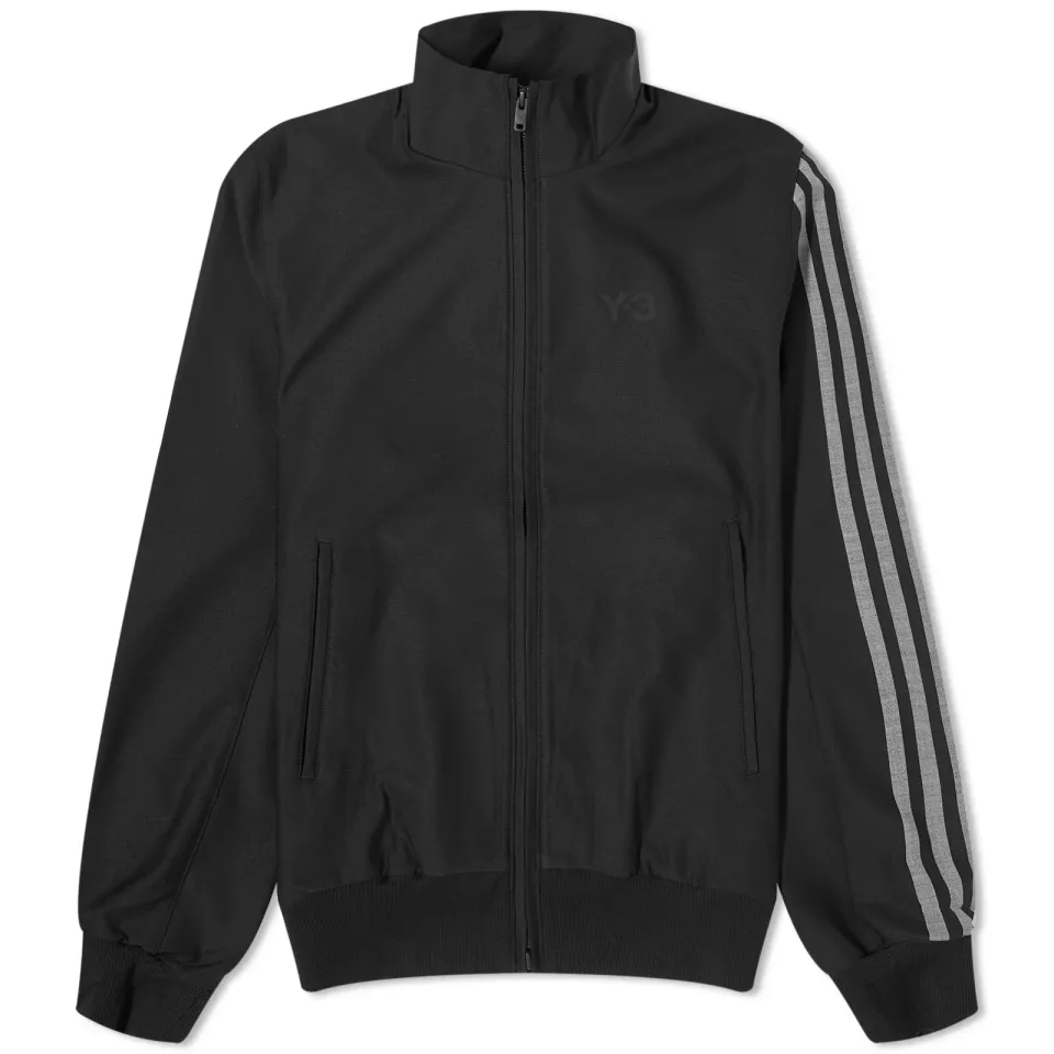 3 Stripe Refined Wool Track Top