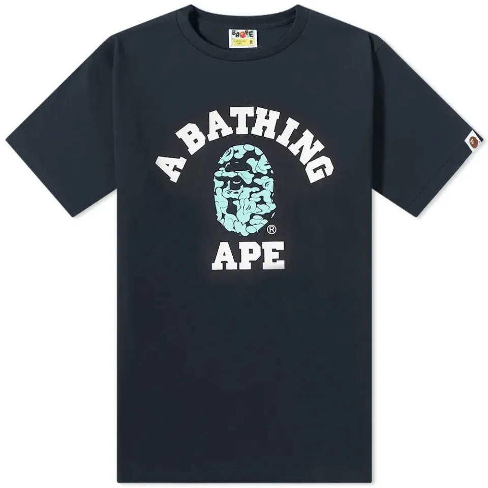 Glow In The Dark Camo College T-Shirt