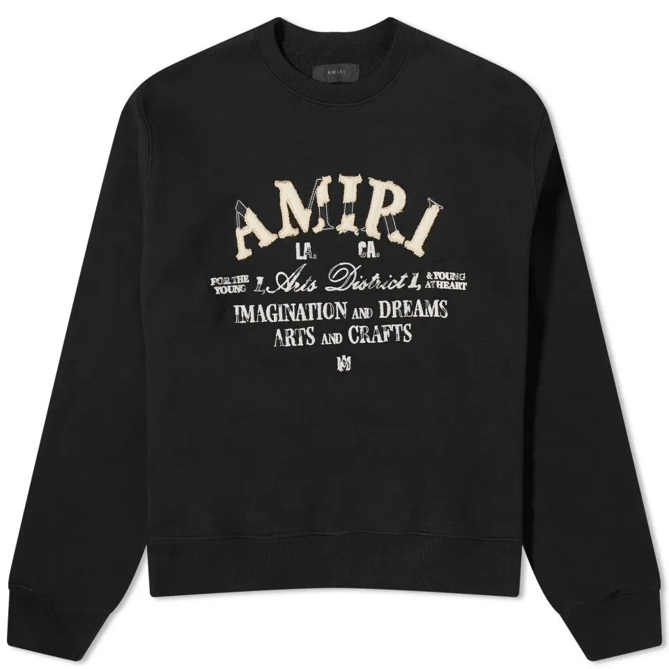 Distressed Arts District Crew Sweater