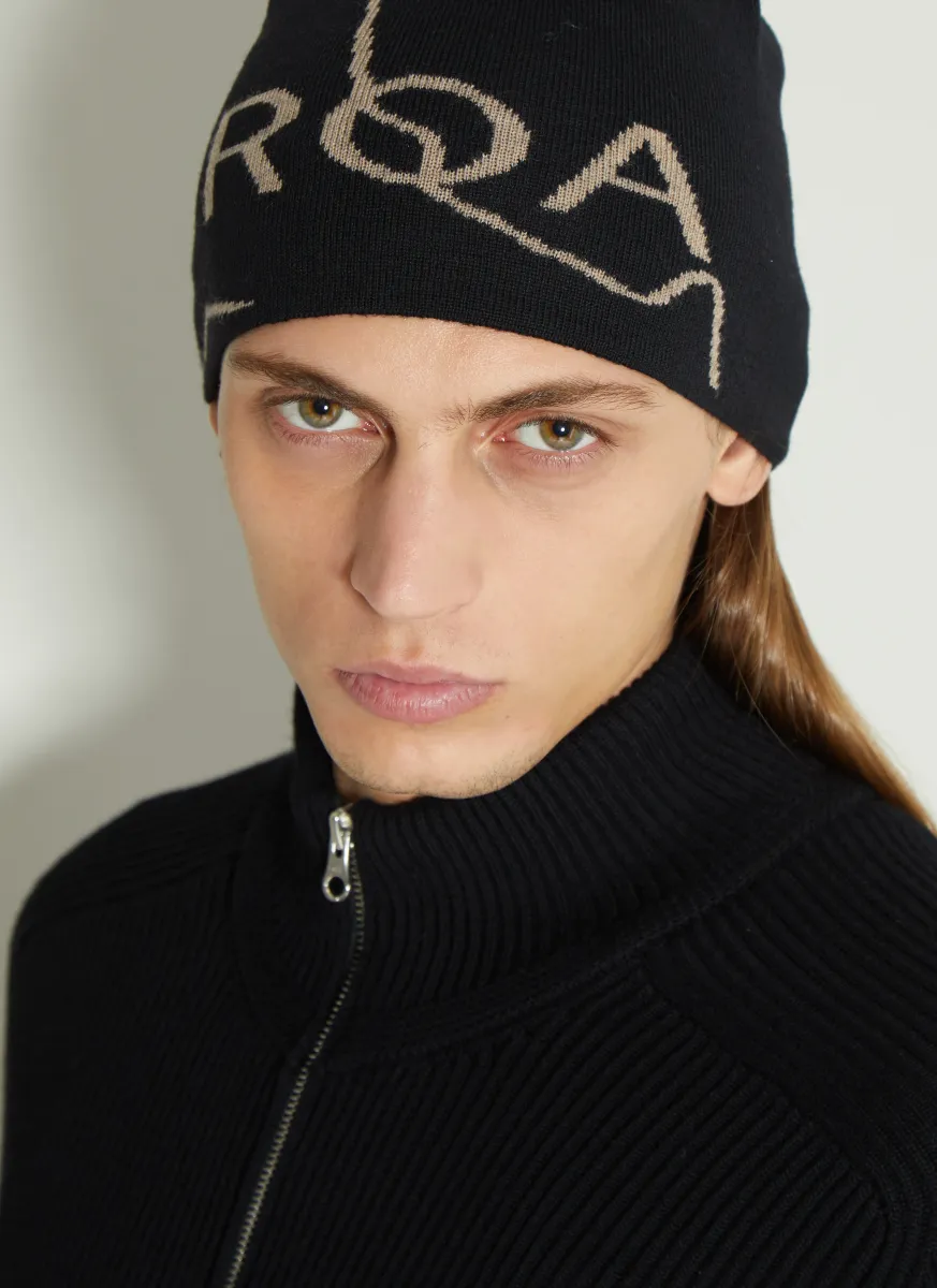 Logo Jacquard Beanie Hat