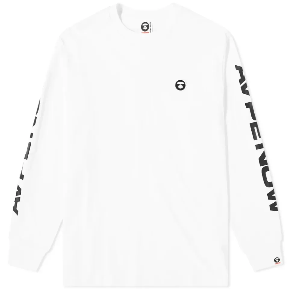 AAPE Long Sleeve Logo Arm T-Shirt