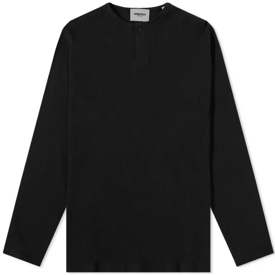 Long Sleeve Thermal Henley T-Shirt
