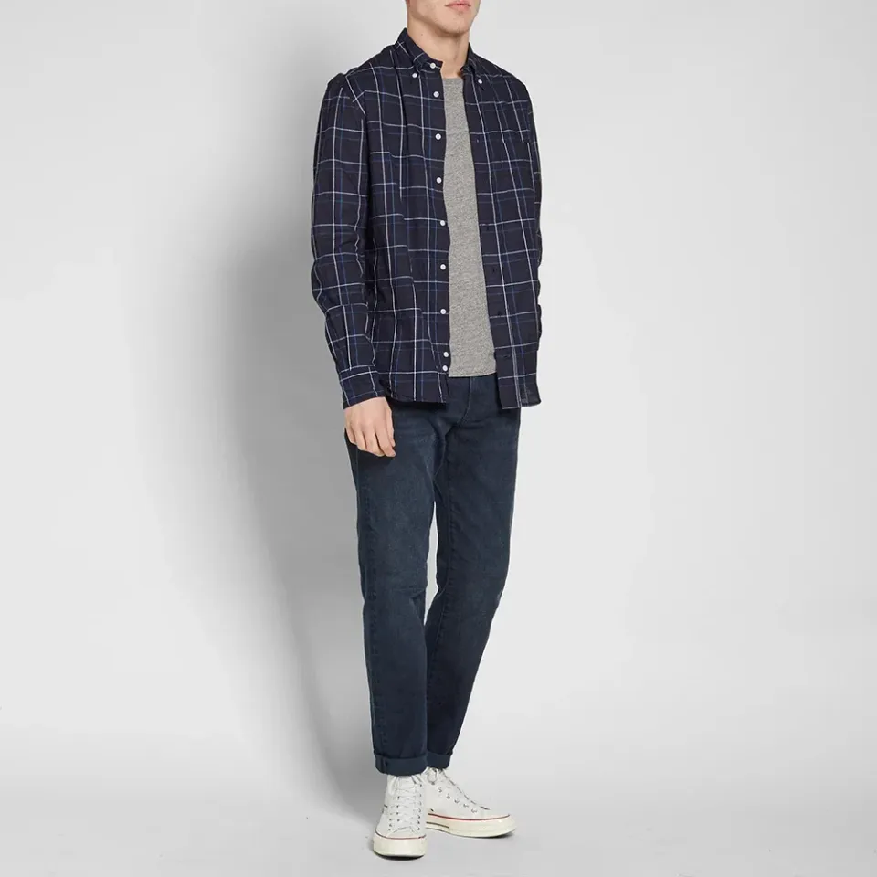 Japanese Indigo Check Shirt