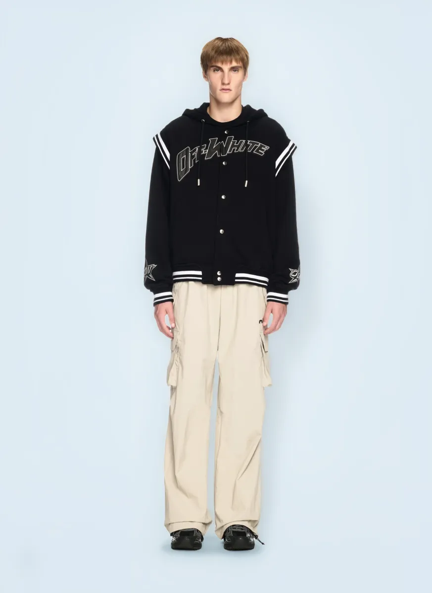 Fleece 00 Varsity Hooded Jacket