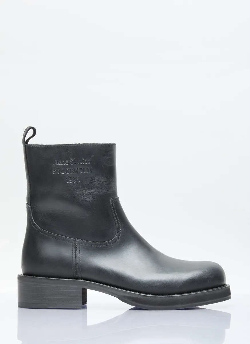 Leather Waxed Boots
