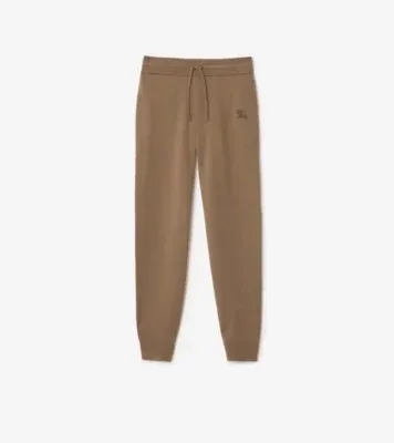 Wool Blend Track Pants in Camel - Women, Cashmere