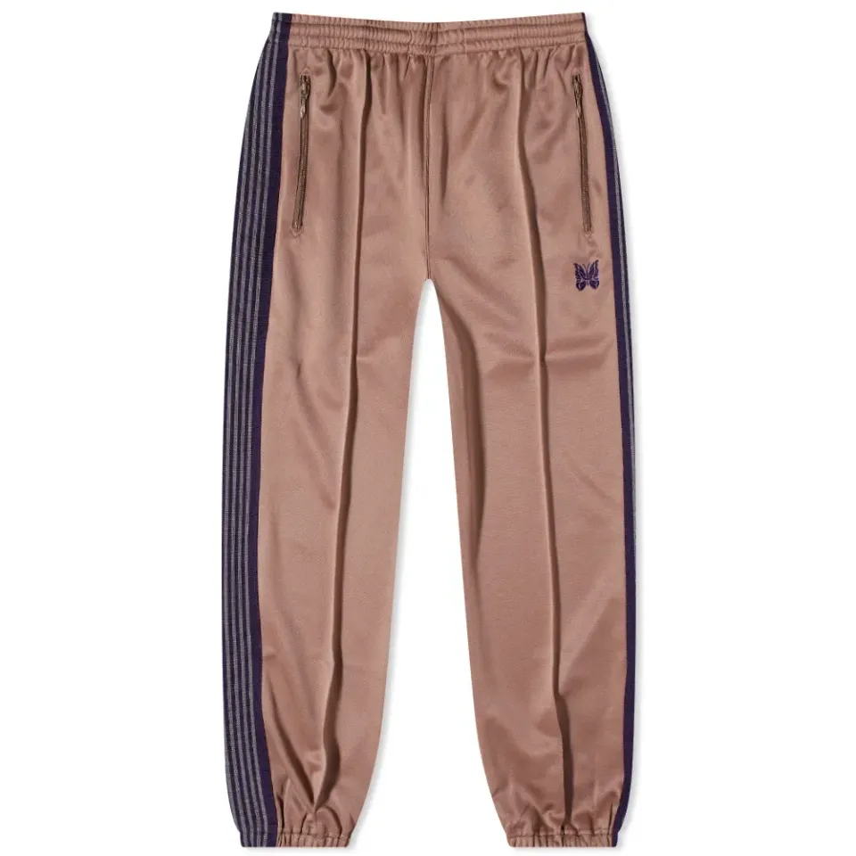 Poly Smooth Zipped Track Pant