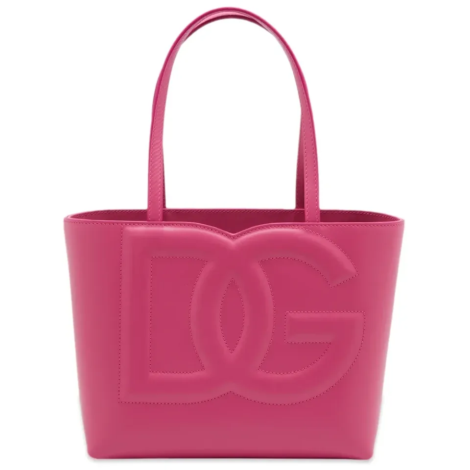 Logo Leather Tote