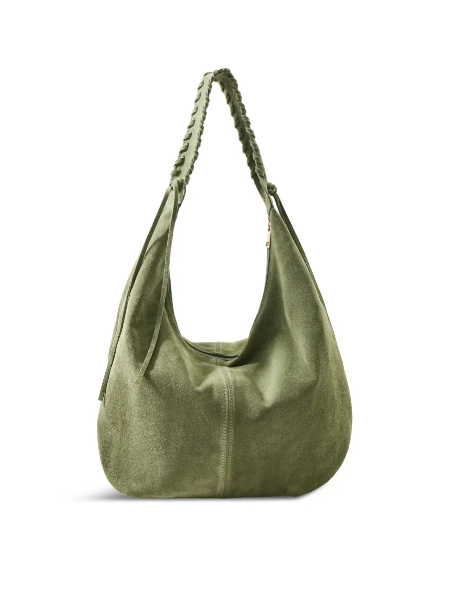Luns Suede Stitch Tote Bag