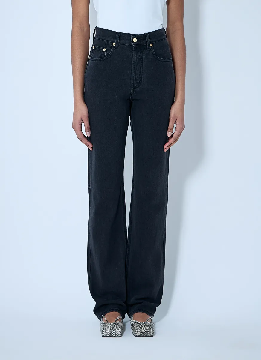 Le De-Nîmes Droit Jeans