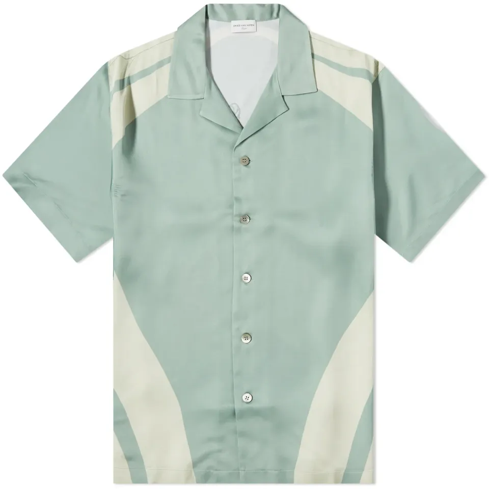 Cassi Back Print Vacation Shirt