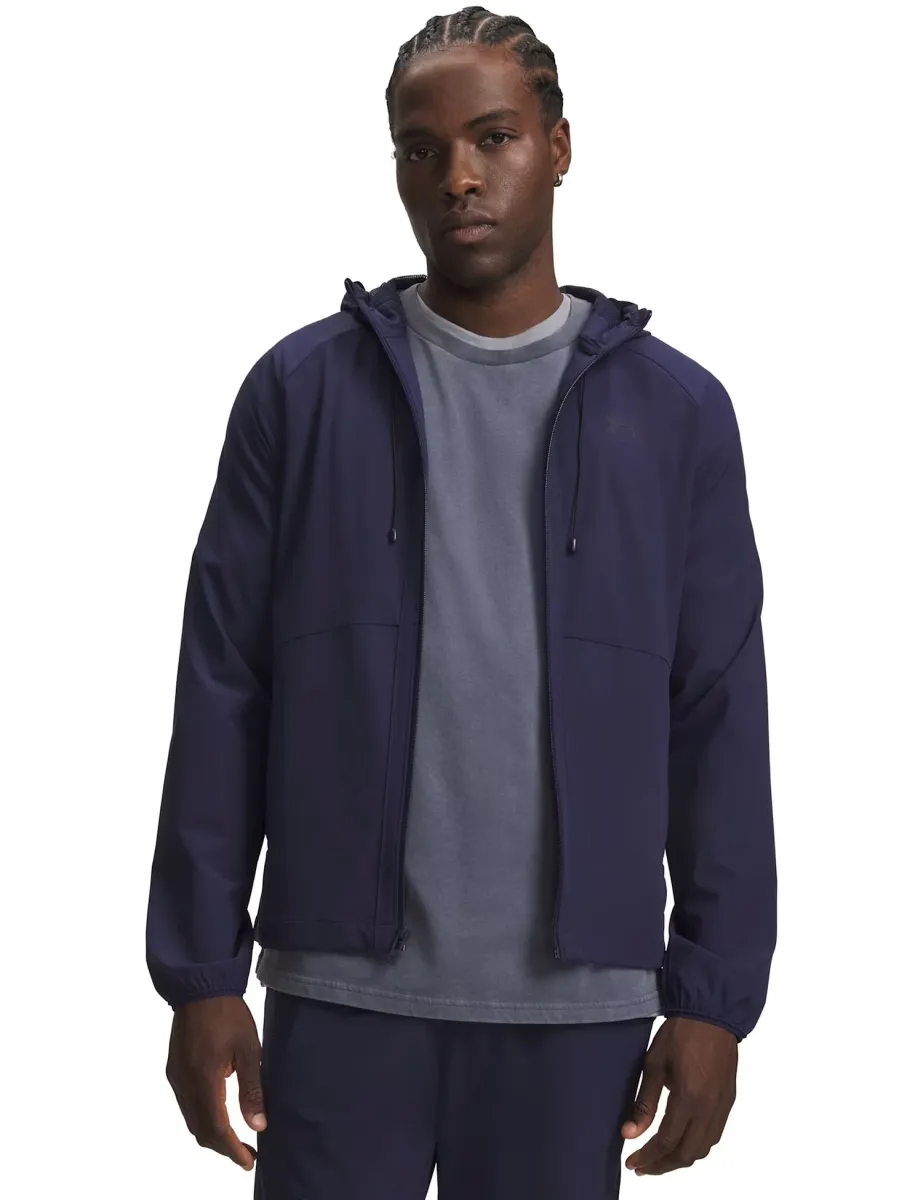 Vibe Lightweight Zip Up Windbreaker Jacket Dark Navy