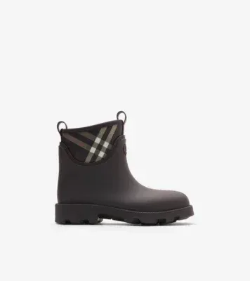 Rubber Marsh Stamp Low Boots​ in Brown/mahogany brown