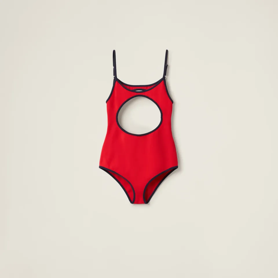 Technical knit swimsuit