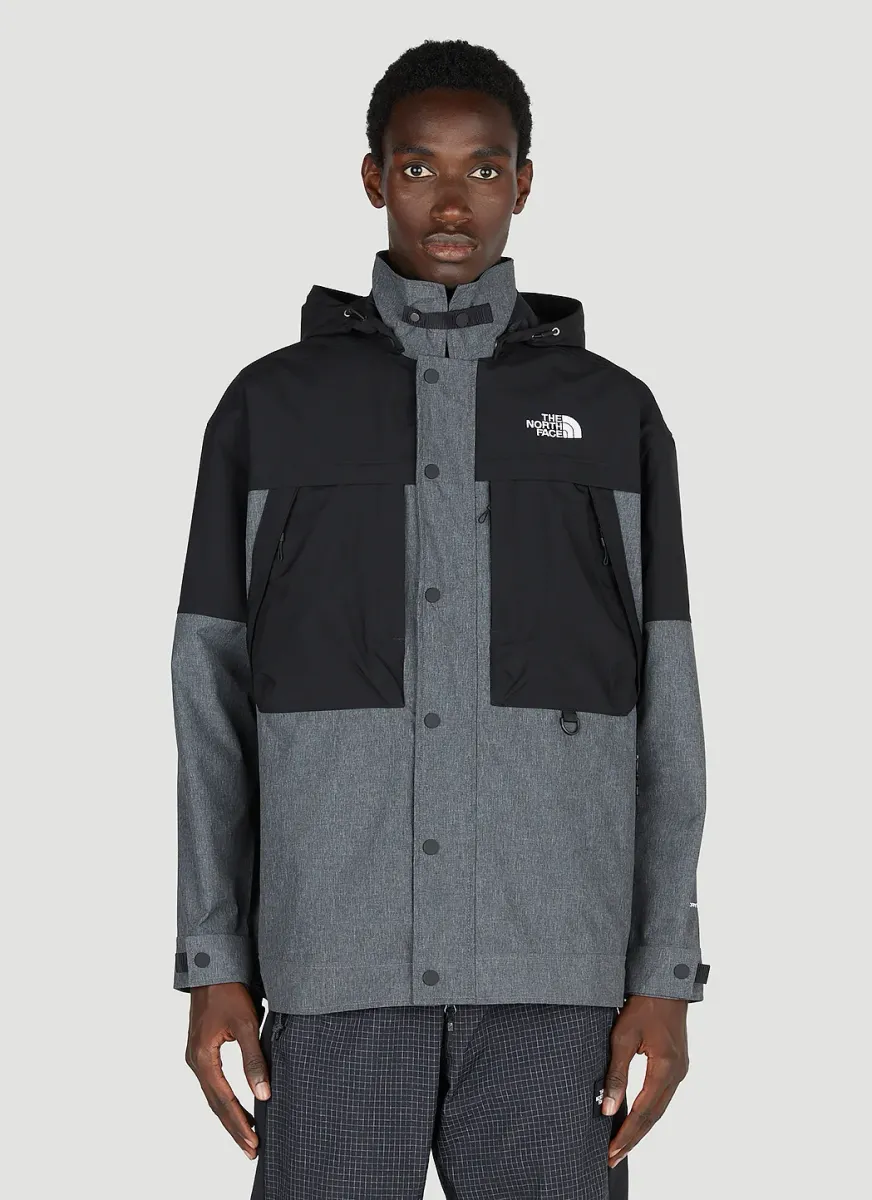 Logo Print Hooded Jacket