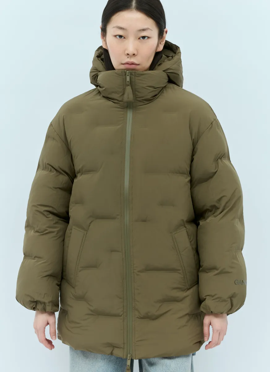 Soft Puffer Midi Jacket