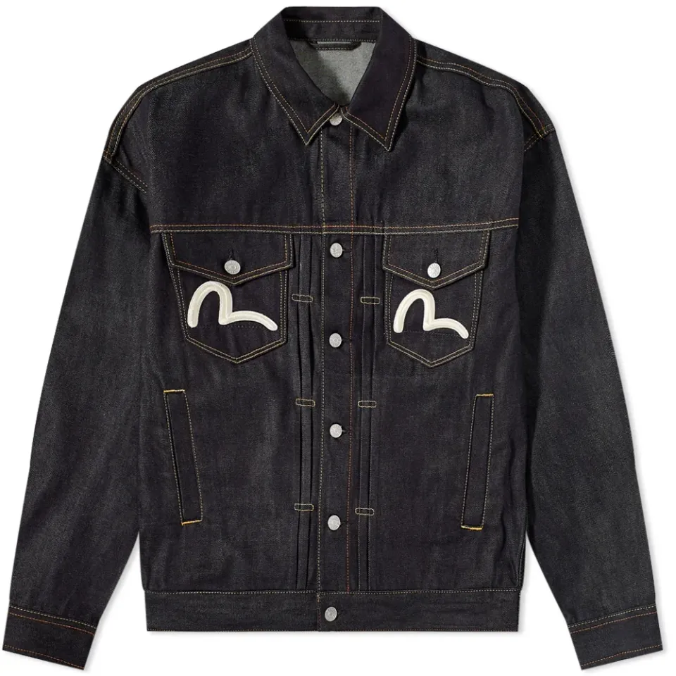 Back Emboidery Raw Type 1 Denim Jacket