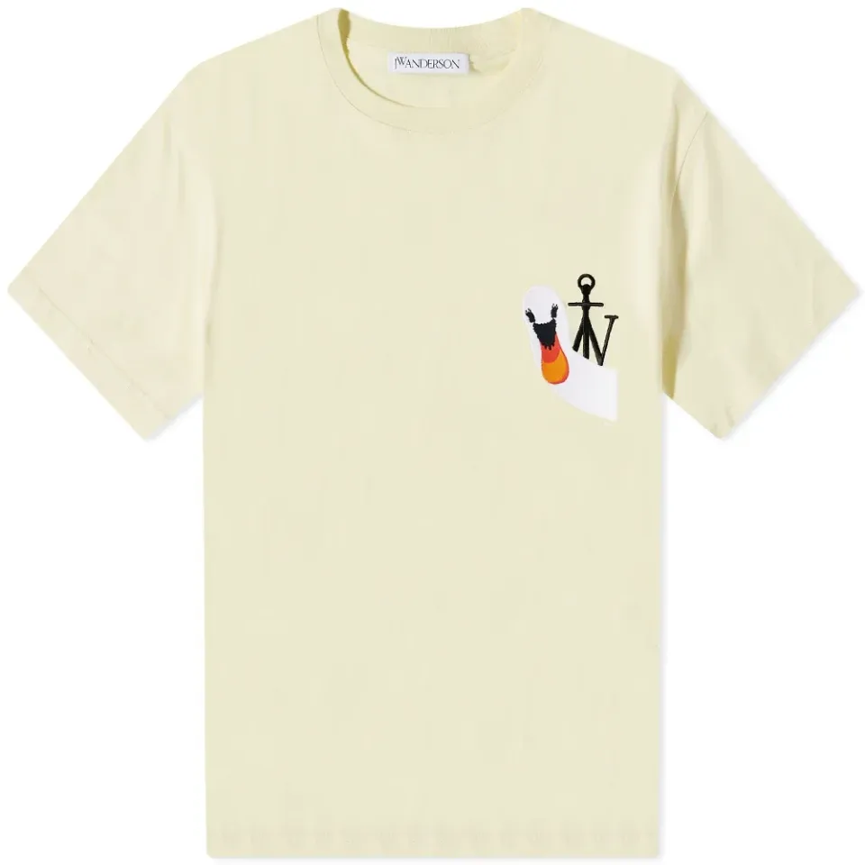 Swan Embroidered T-Shirt
