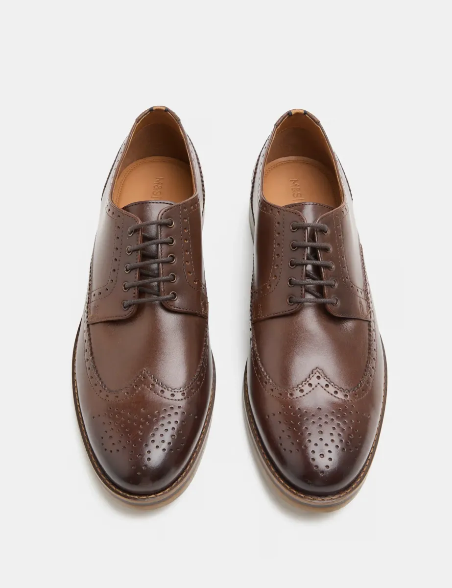 Leather Brogues Brown