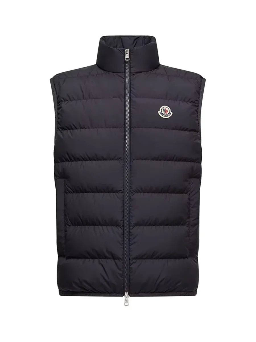 men Contrin Down Vest Navy