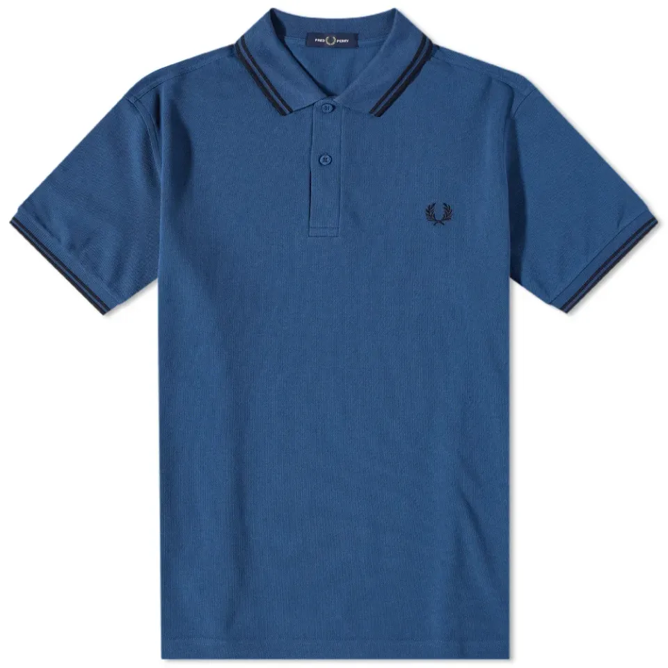Authentic Slim Fit Twin Tipped Polo