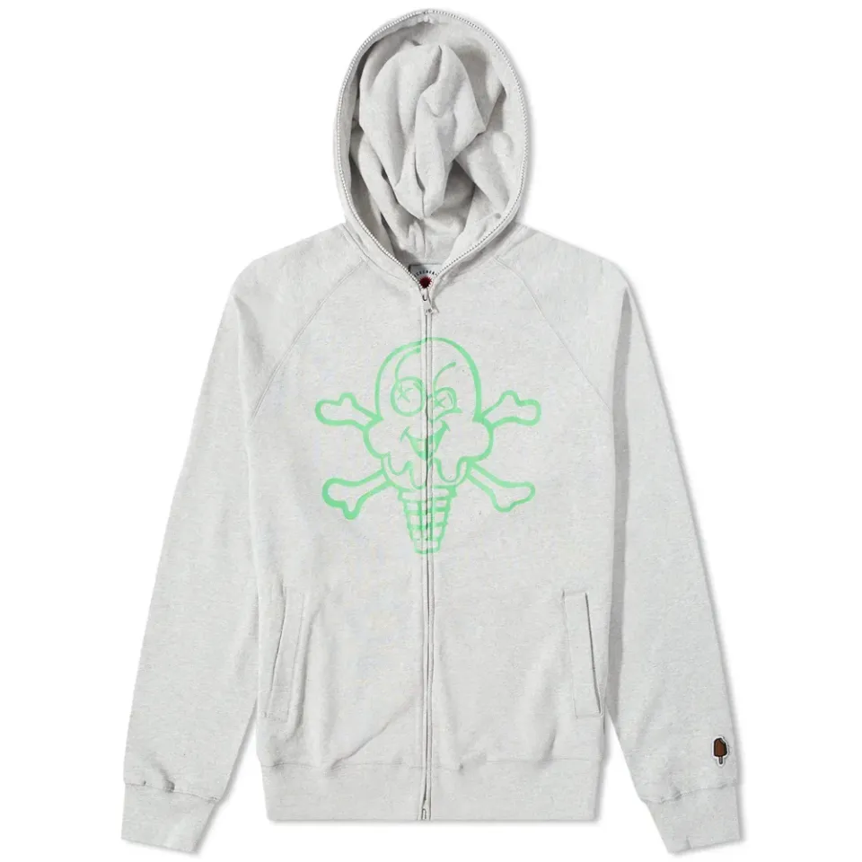 Cones & Bones Zip Hoodie