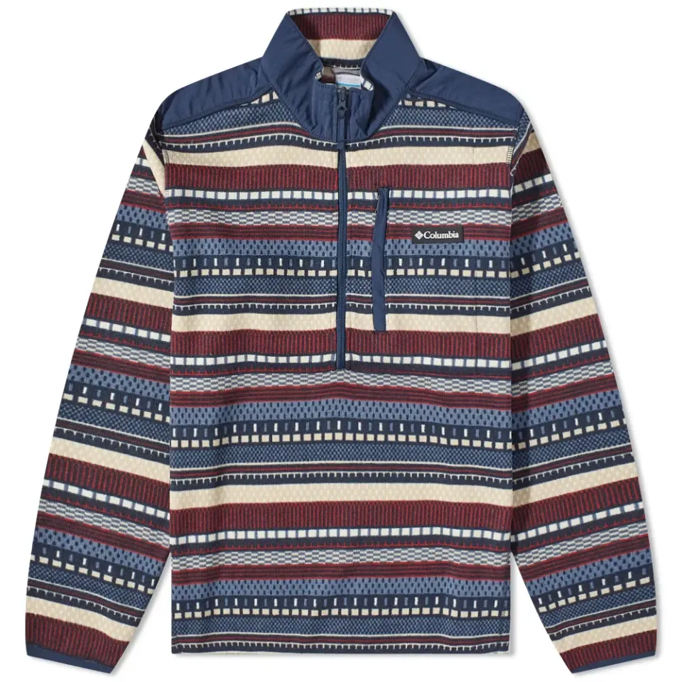 Sweater Weather II Printed Half Zip