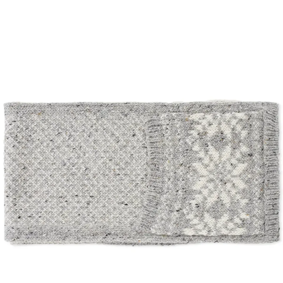 Snowflake Fair Isle Pocket Scarf