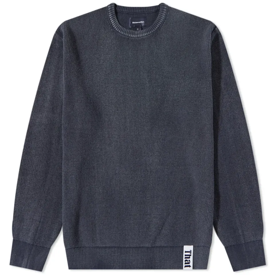 Acid Wash Crew Knit