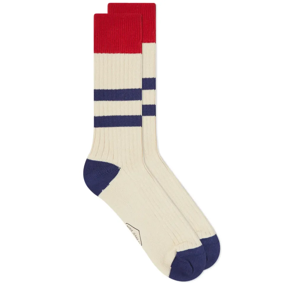 Nudie Rib Stripe Sock