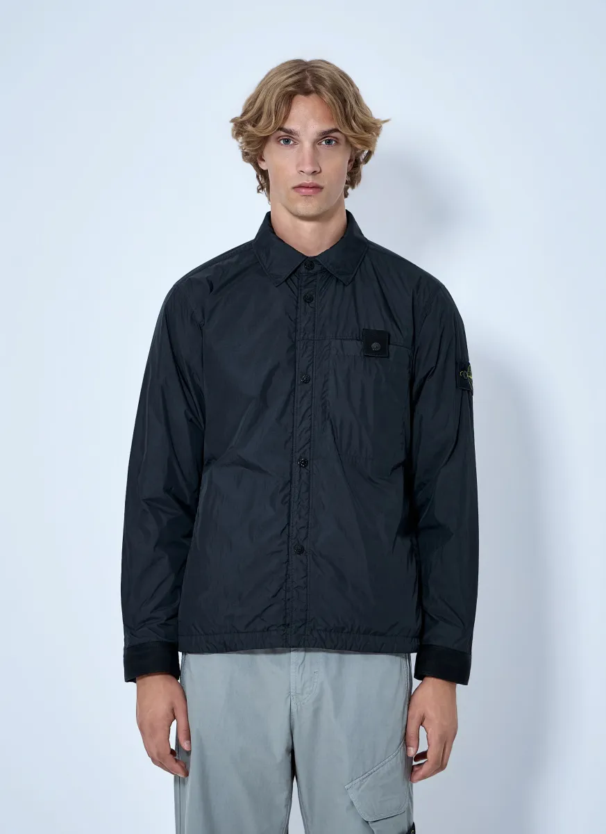 Button-Up Nylon Jacket