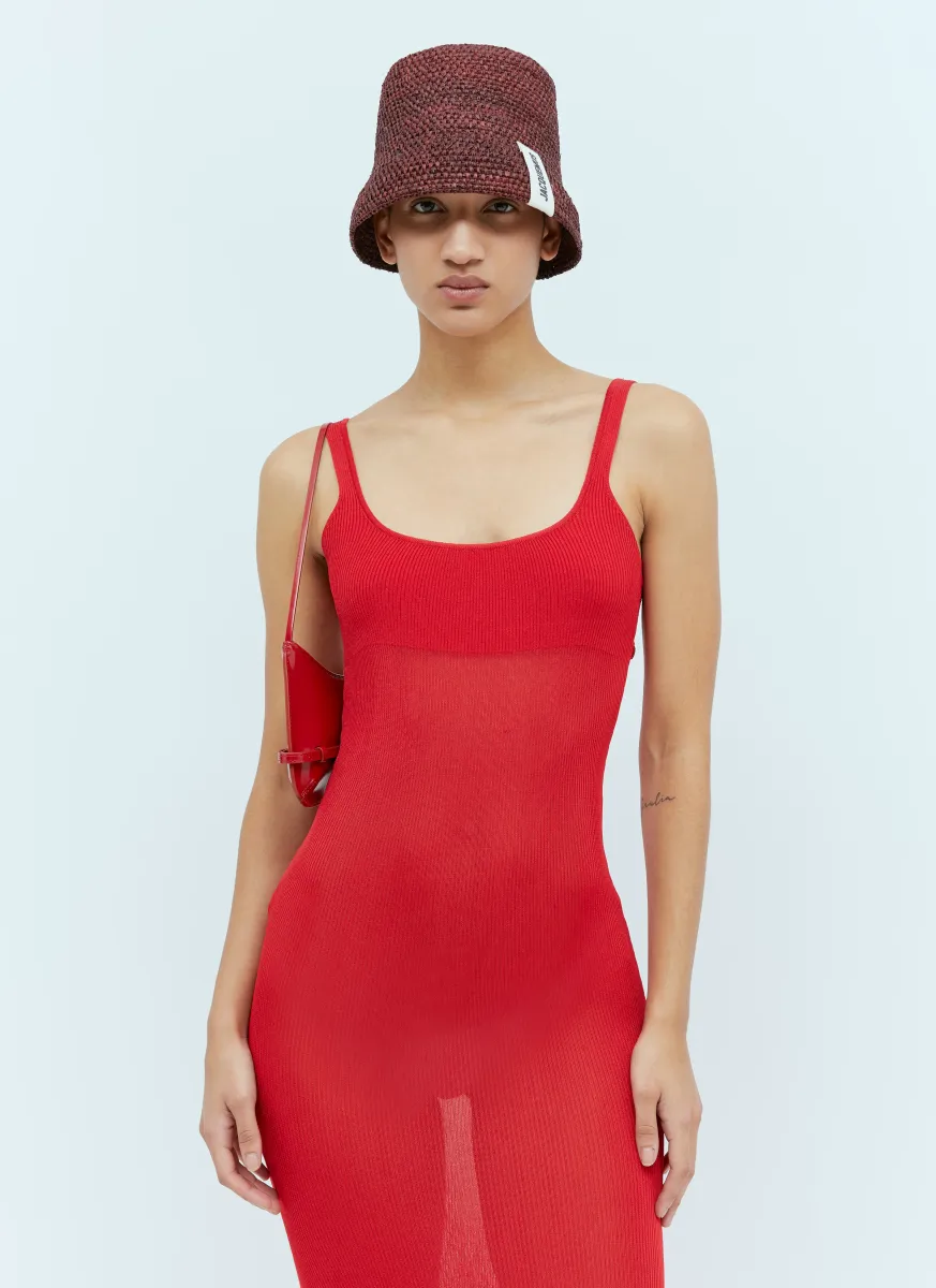 Le Bob Raphia Bucket Hat