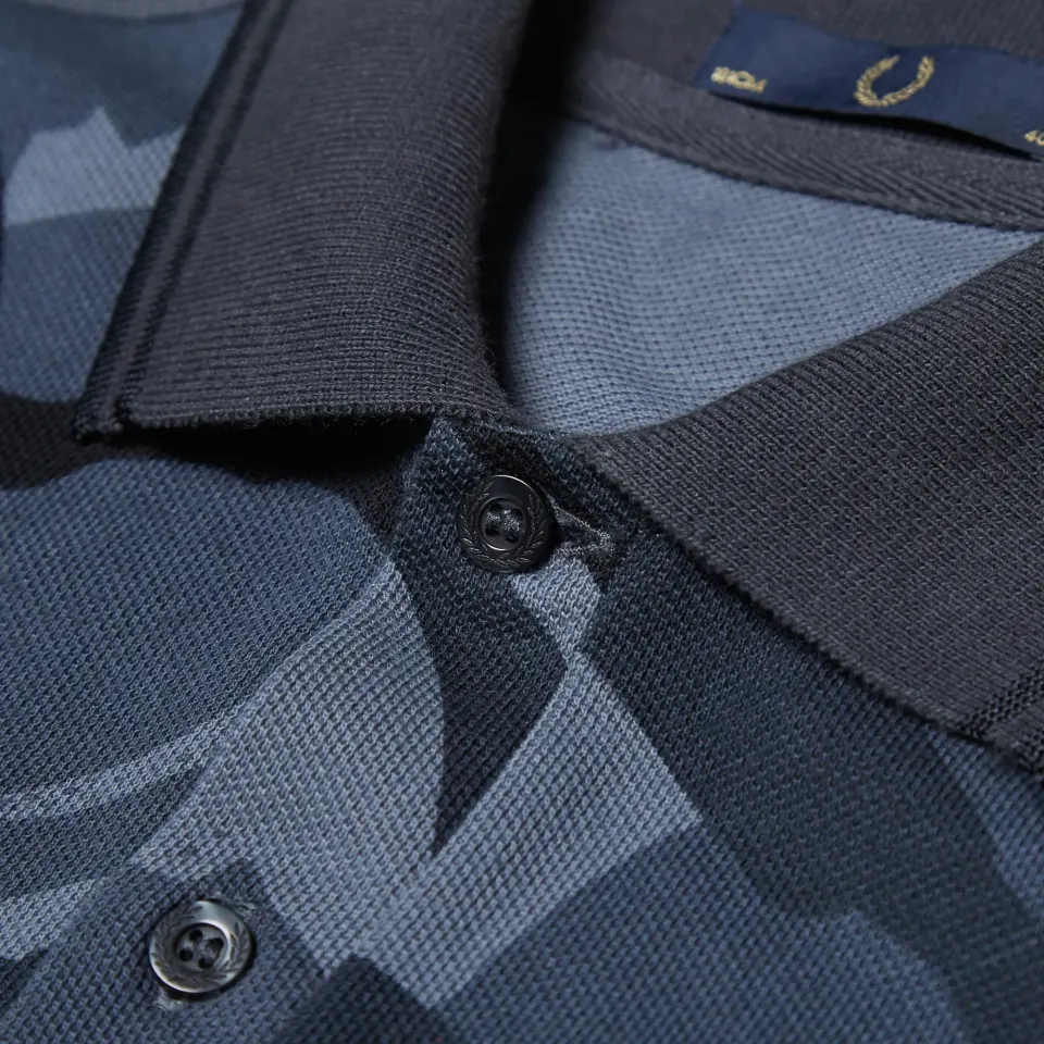 Fred Perry Camouflage Print Polo