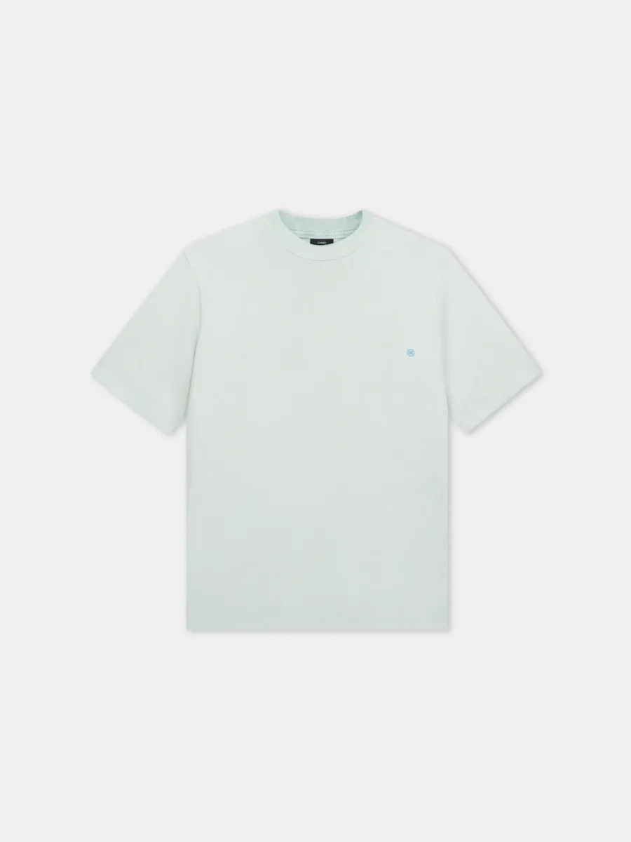 QUALITY GOODS LABEL TEE - Powder Teal