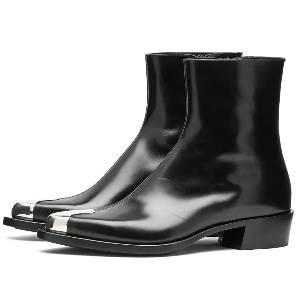 Metal Toe Cap Chelsea Boot