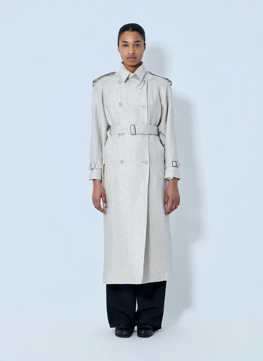 Double-Breasted Trench Coat