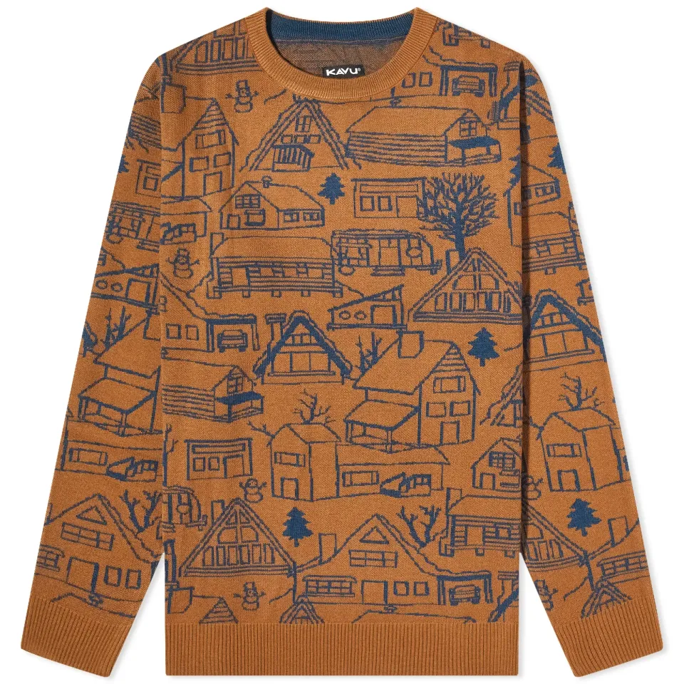Highline Jacquard Crew Knit