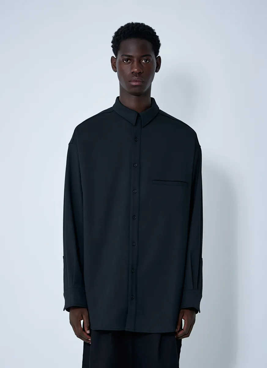 Giant Wool-Blend Shirt