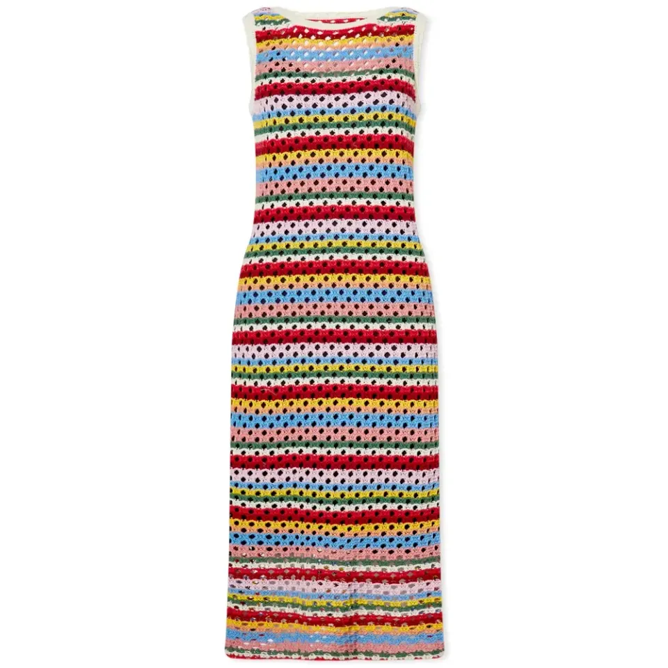 Bunty Blanket Stripe Midi Dress