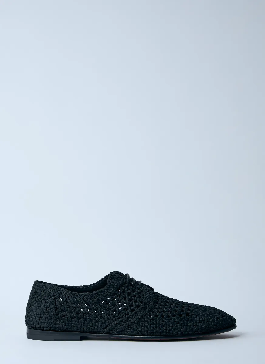 Woven Derby Shoes