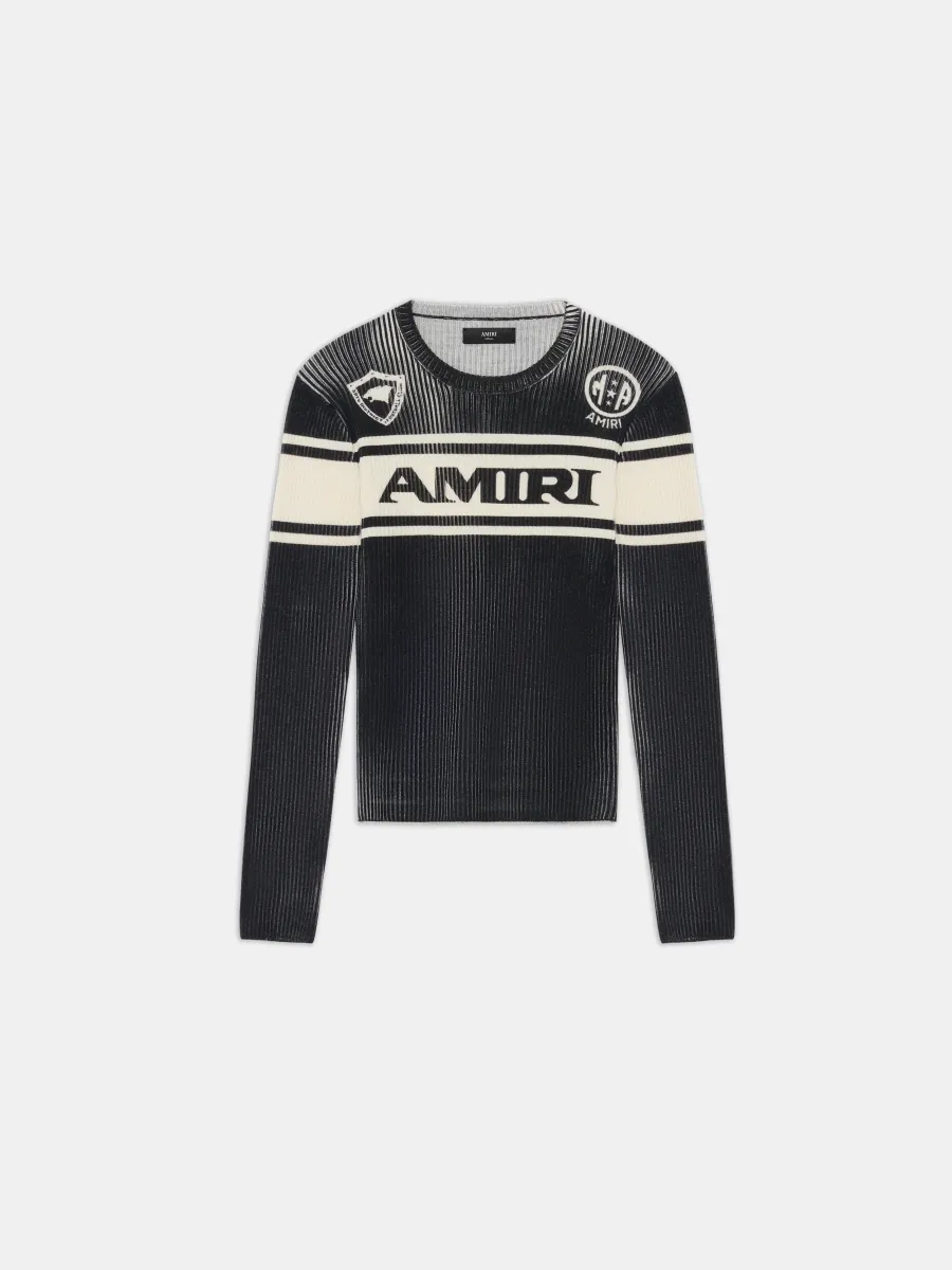 WOMEN - WOMEN'S AMIRI SPORT LONG SLEEVE TEE - Black