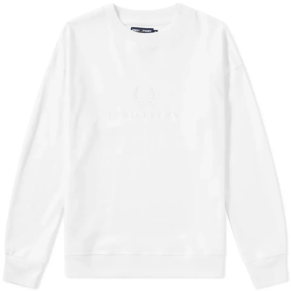 Fred Perry Women's Embroidered Crew Sweat