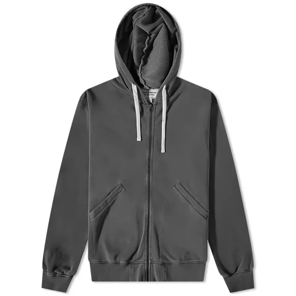 Embroidered Arrow Zip Hoodie