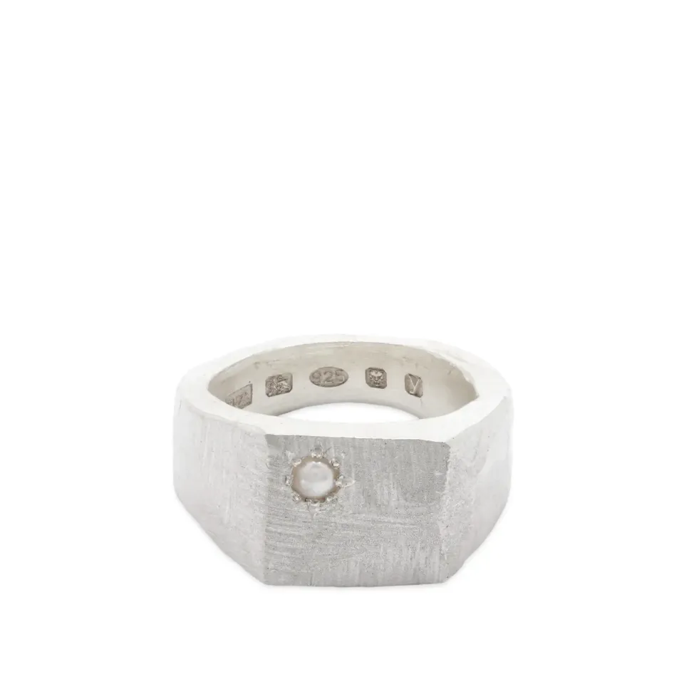 Pearl Signet Ring