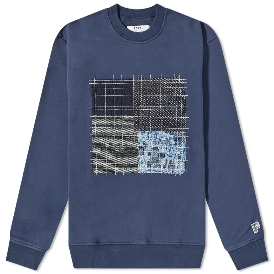 Boro Patchwork Crew Sweat
