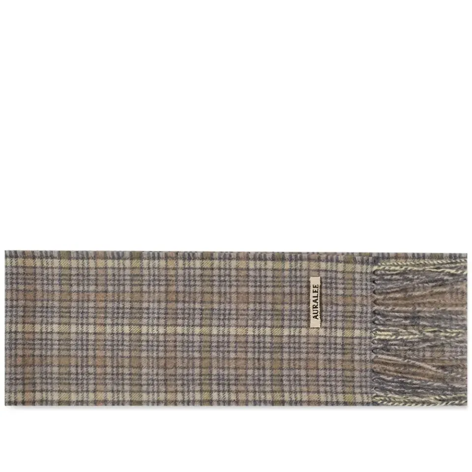 Cashmere Checked Scarf