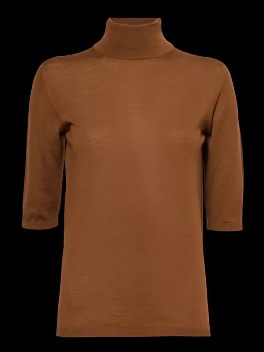 Cecina Turtle-Neck Jumper Tobacco