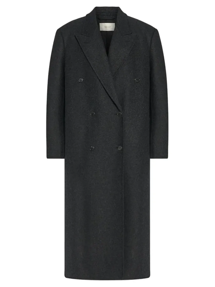 Hariet Coat Dark Charcoal