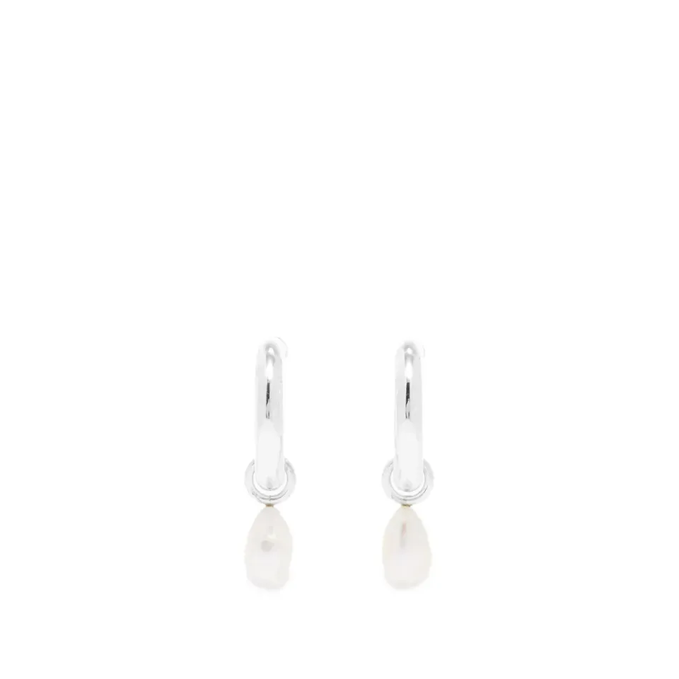 Pearl Hoops Large