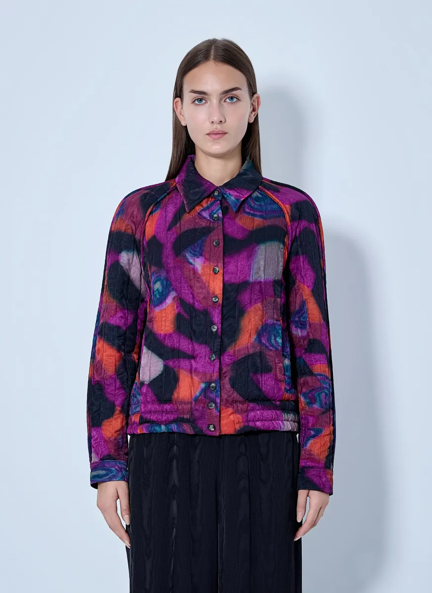 Button-Down Quilted Jacket